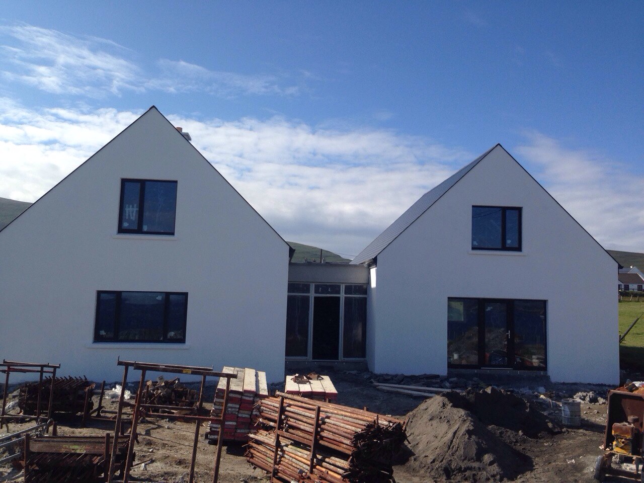 Building new modern home